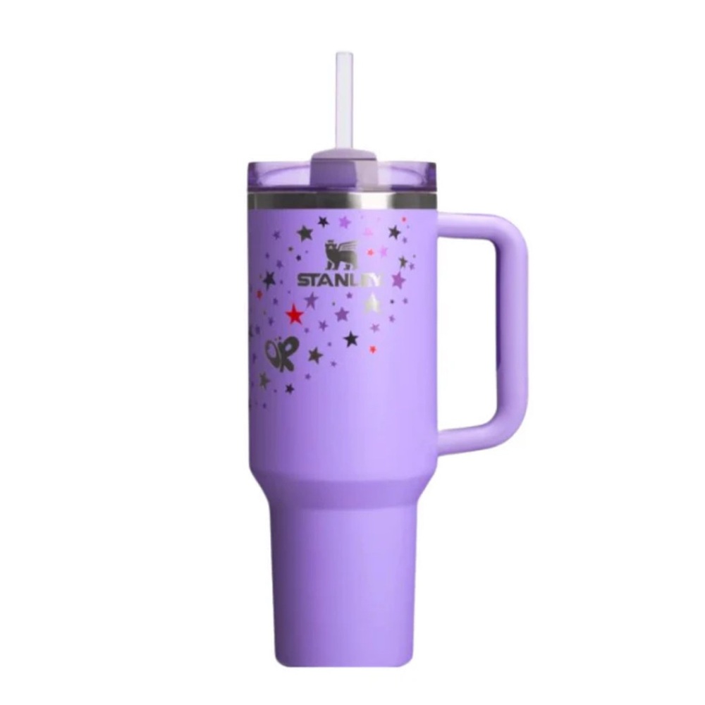Stanley Purple Insulated Coffee Tumbler with Handle